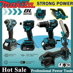 Makita Cordless Power Tools Kit Portable Impact Driver Rechargeable Screwdriver Electric Reciprocating Saw And Professional Use
