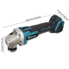 100mm Rechargeable Angle Grinder Lithium Battery Polishing Cutting Grinding Machine Sanding Wheel Tool for DIY Projects