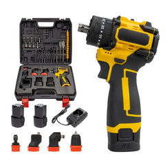 Kit Impact Battery Wireless Screw Drivers Cordless Professional Drill and Screwdriver Power Tools