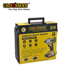 Power Tools Brushless Cordless Wrench Impact Driver 260-320Nm 1/2" Battery Wrench With 2*2000mAH Lithium Batteries