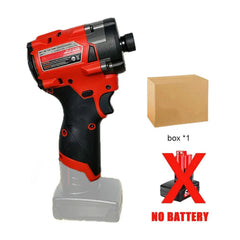 Brushless Screwdriver 1/4 Inch Cordless Impact Drill Electric Driver Repair Protable Power Tools For Milwaukee 12V Battery