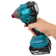Makita 18V Cordless Impact Driver Brushless Motor Electric Screwdriver Power Tool For Woodworking Home DIY For 6.0Ah Battery