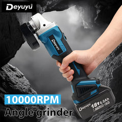 100mm Rechargeable Angle Grinder Lithium Battery Polishing Cutting Grinding Machine Sanding Wheel Tool for DIY Projects