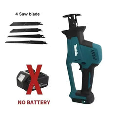 Makita Cordless Power Tools Kit Portable Impact Driver Rechargeable Screwdriver Electric Reciprocating Saw And Professional Use