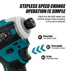 Makita DTD173  brushless impact screwdriver driver Rechargeable high torque Cordless electric driver Tool