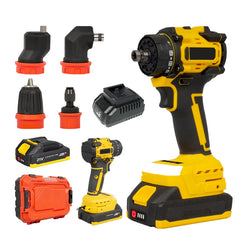 Kit Impact Battery Wireless Screw Drivers Cordless Professional Drill and Screwdriver Power Tools